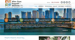 Desktop Screenshot of floridaipattorney.com